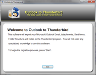 Outlook to Thunderbird screenshot